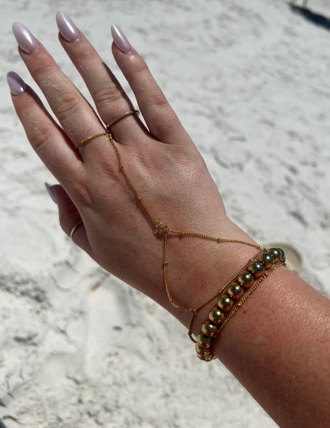 Beaded Hand Chain