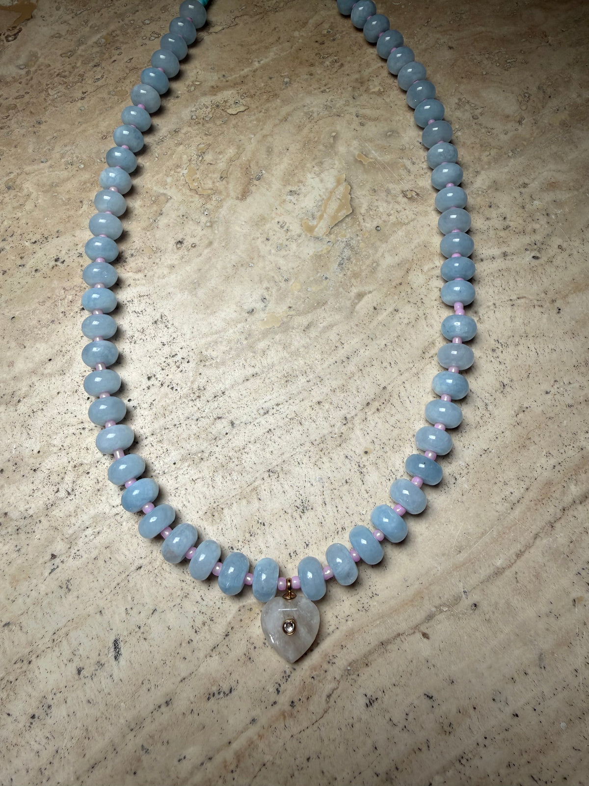Bali Blue Beaded Necklace