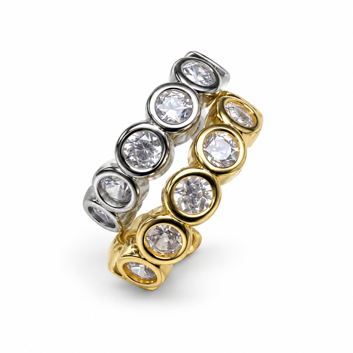 Darla Diamond Cuff on a white background