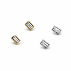 Baguette Stud on a white background