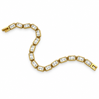 Baguette Tennis Bracelet on a white background