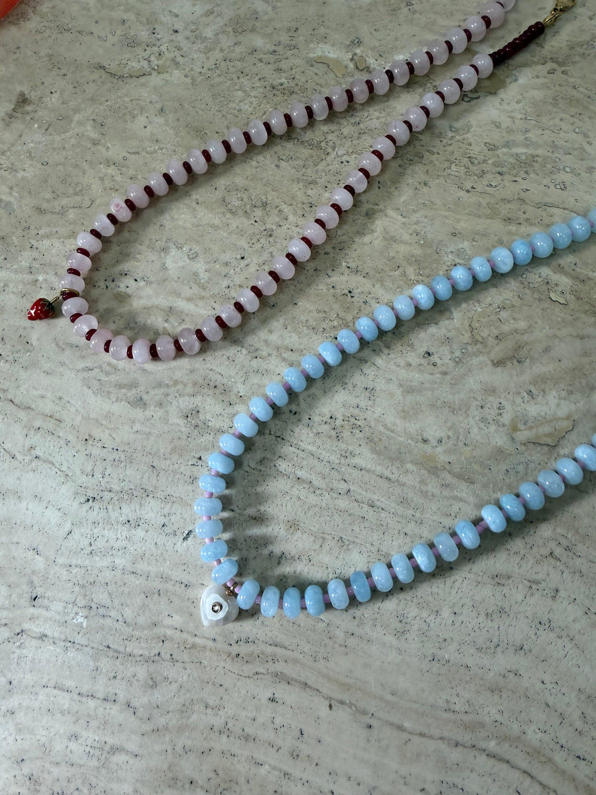 Bali Blue Beaded Necklace