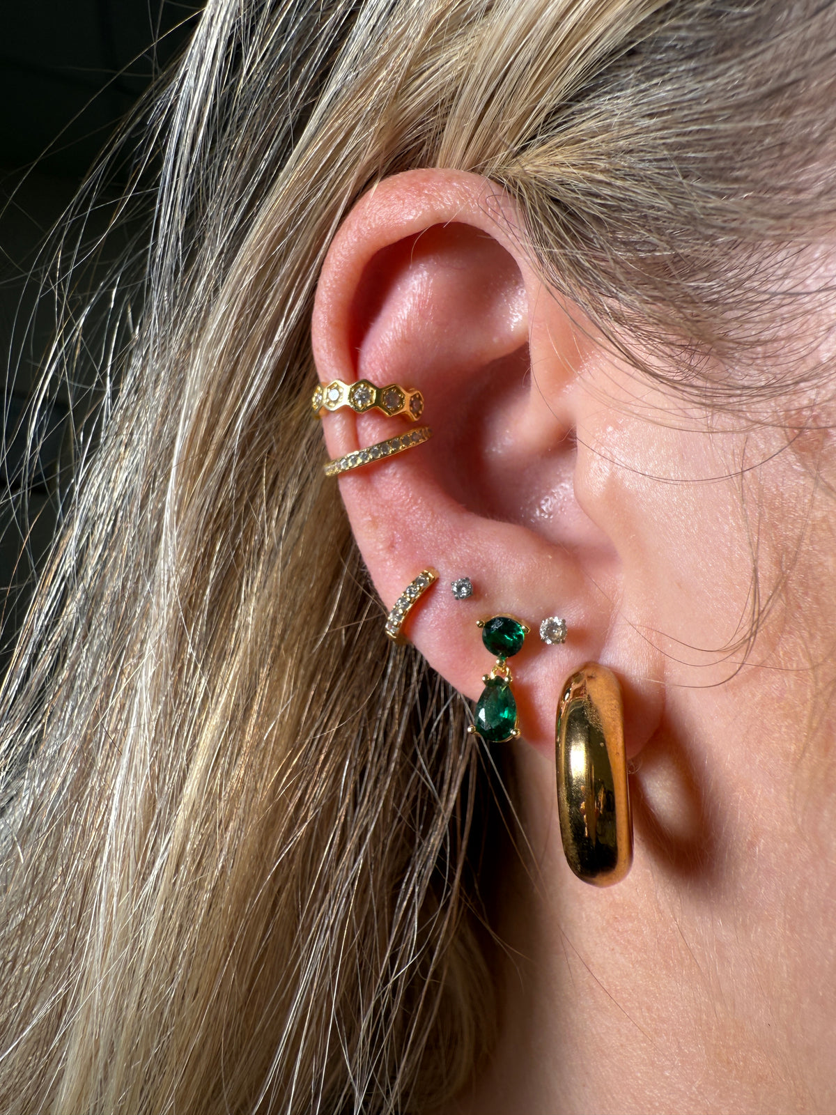 Teardrop Stud