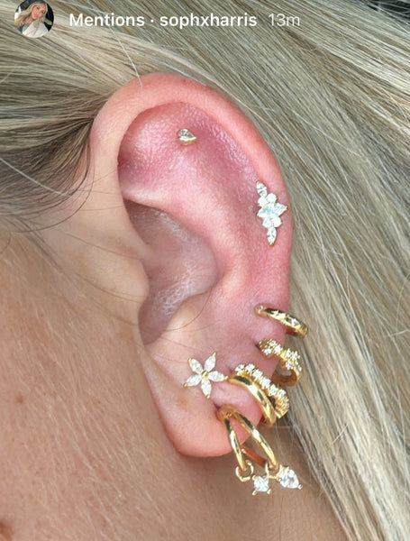 Daisy Diamond Stud