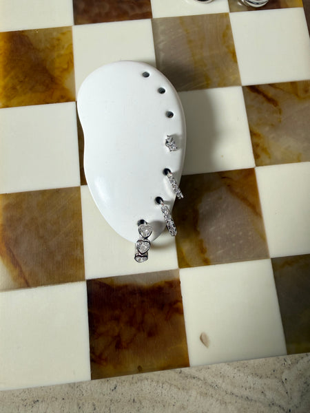 Double Diamond Stud