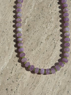 Blueberry Matcha Beaded Necklace