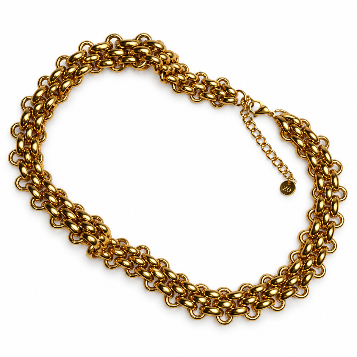 Ebony Chain on a white background