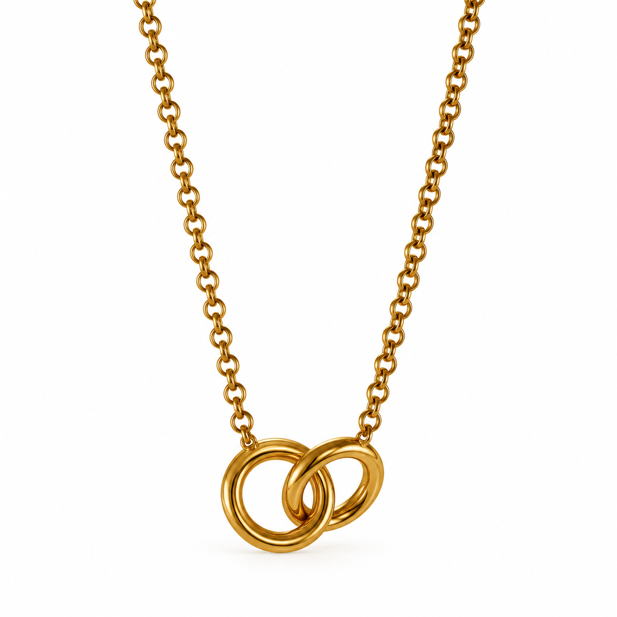 Infinity Chain on a white background