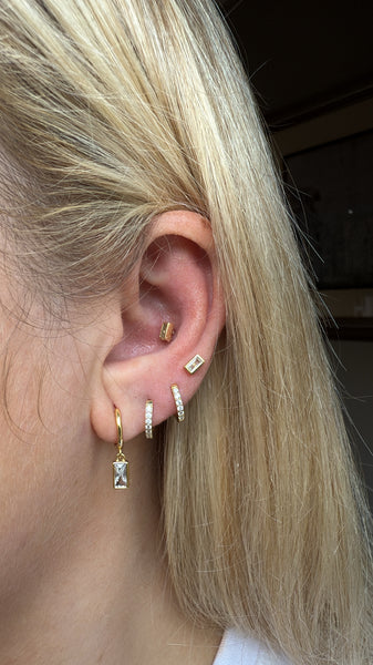 Baguette Huggie Hoop