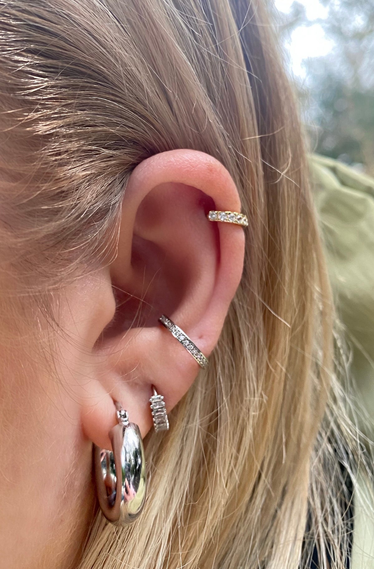 Thin Diamond Cuff