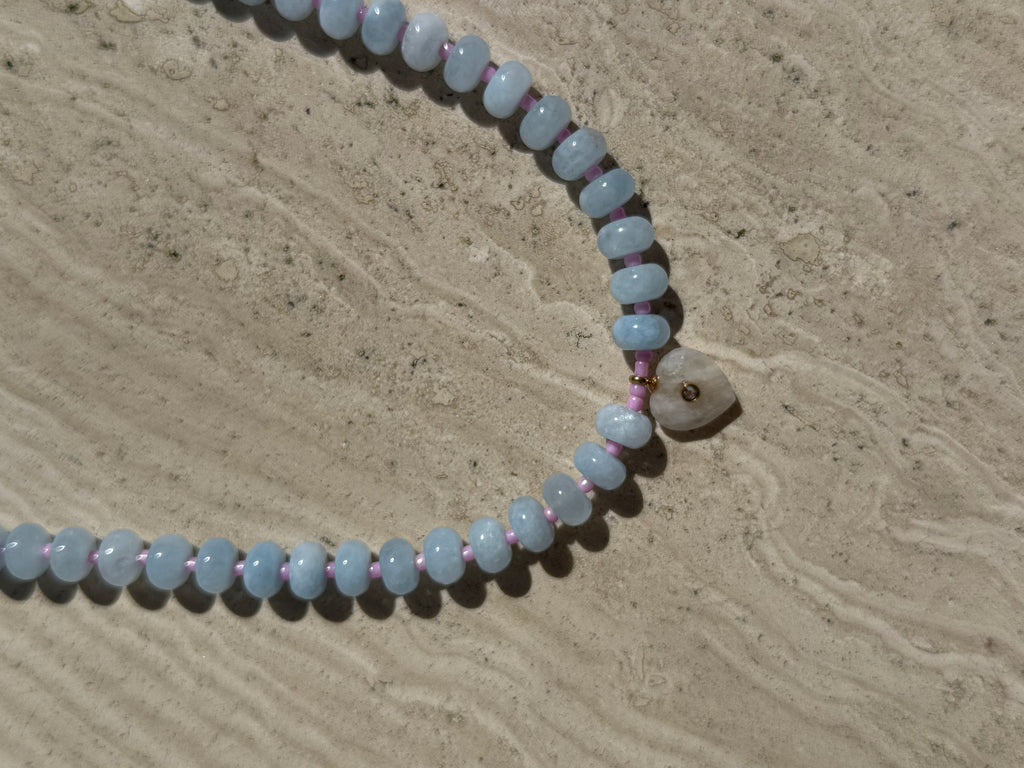 Bali Blue Beaded Necklace