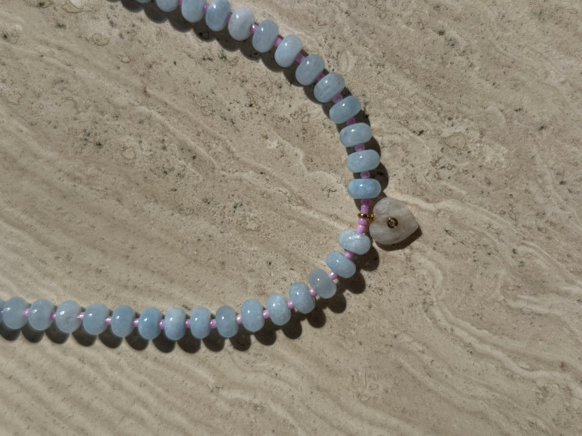 Bali Blue Beaded Necklace