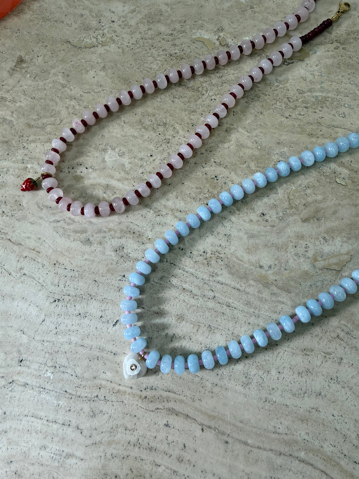 Bali Blue Beaded Necklace