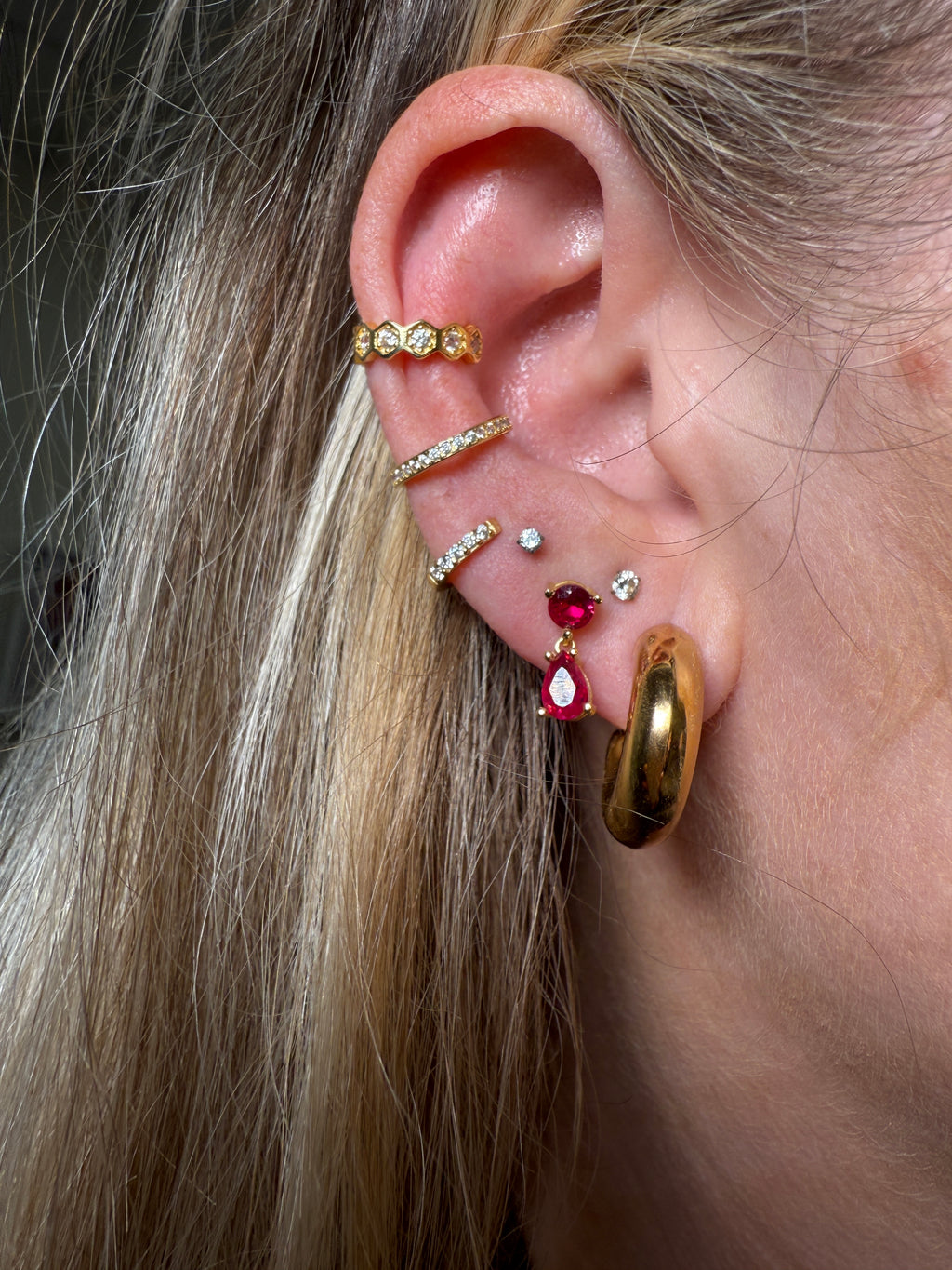 Teardrop Stud