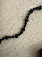 Noir Beaded Necklace
