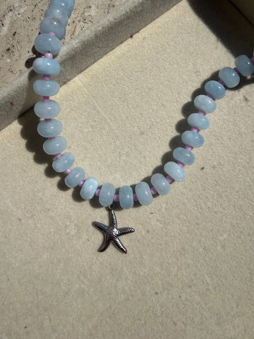Bali Blue Beaded Necklace