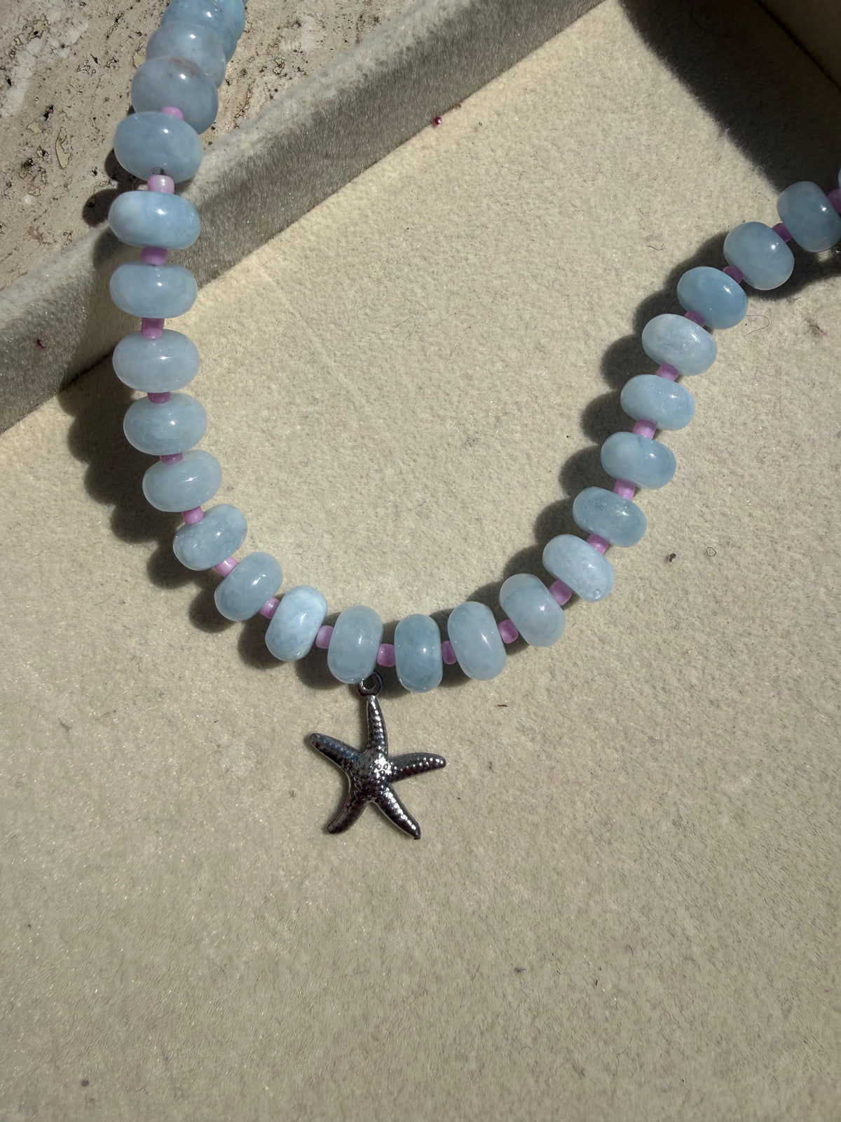 Bali Blue Beaded Necklace