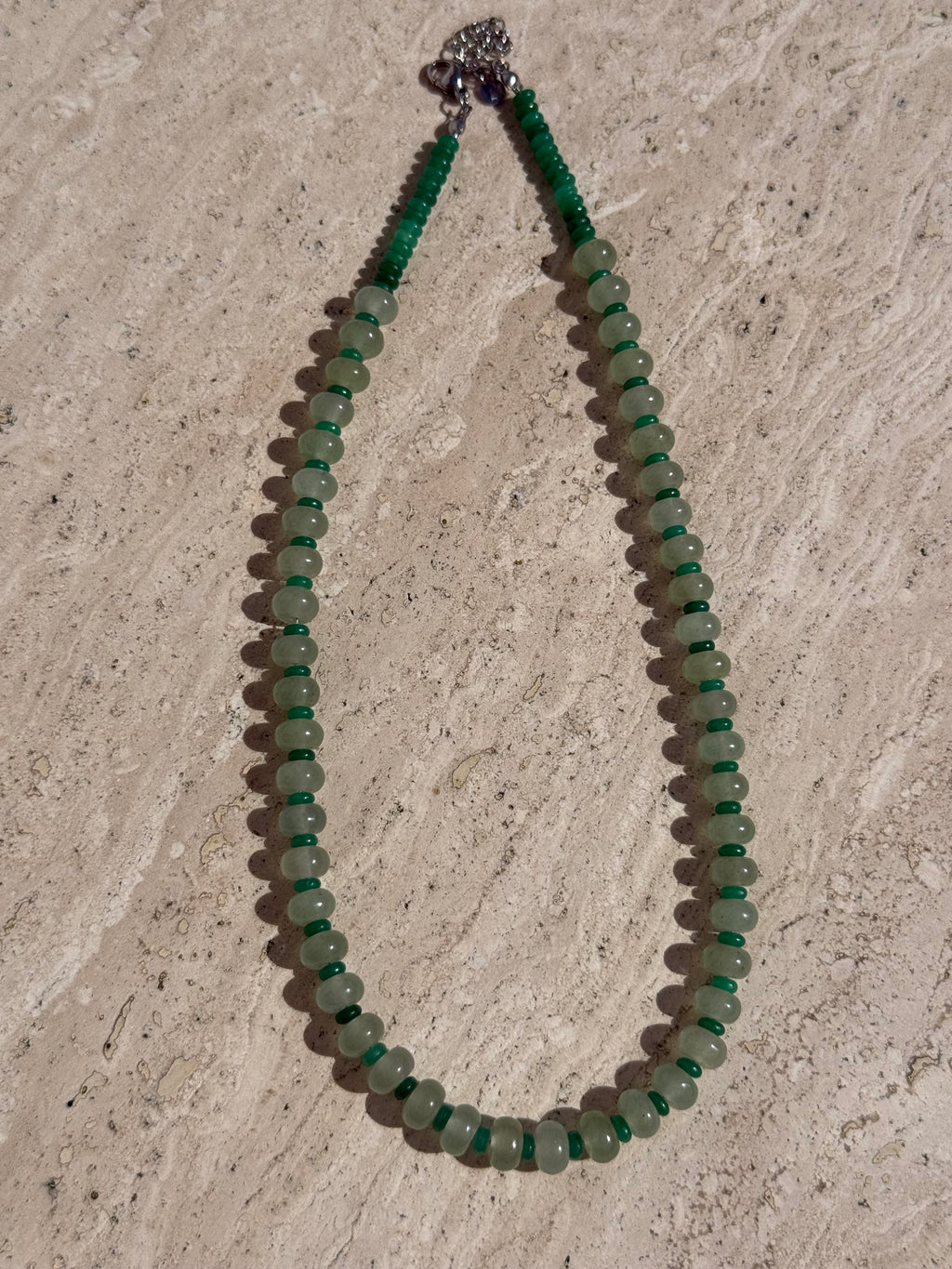 Green Queen Beaded Necklace