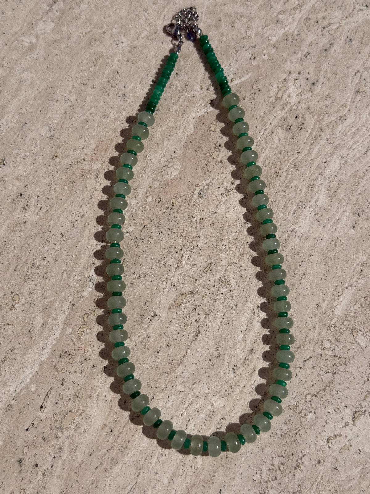Green Queen Beaded Necklace