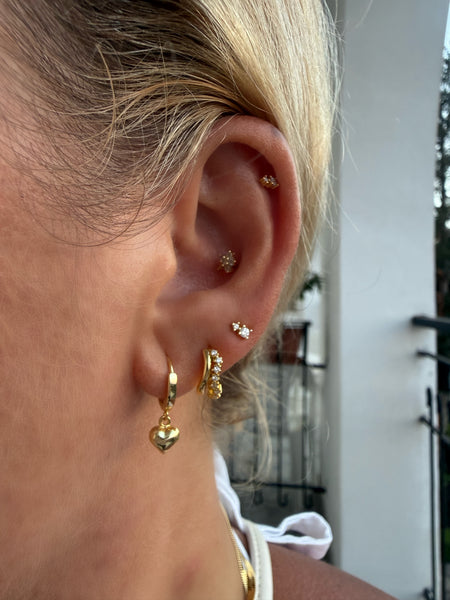 Double Diamond Stud