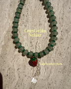 Green Queen Beaded Necklace
