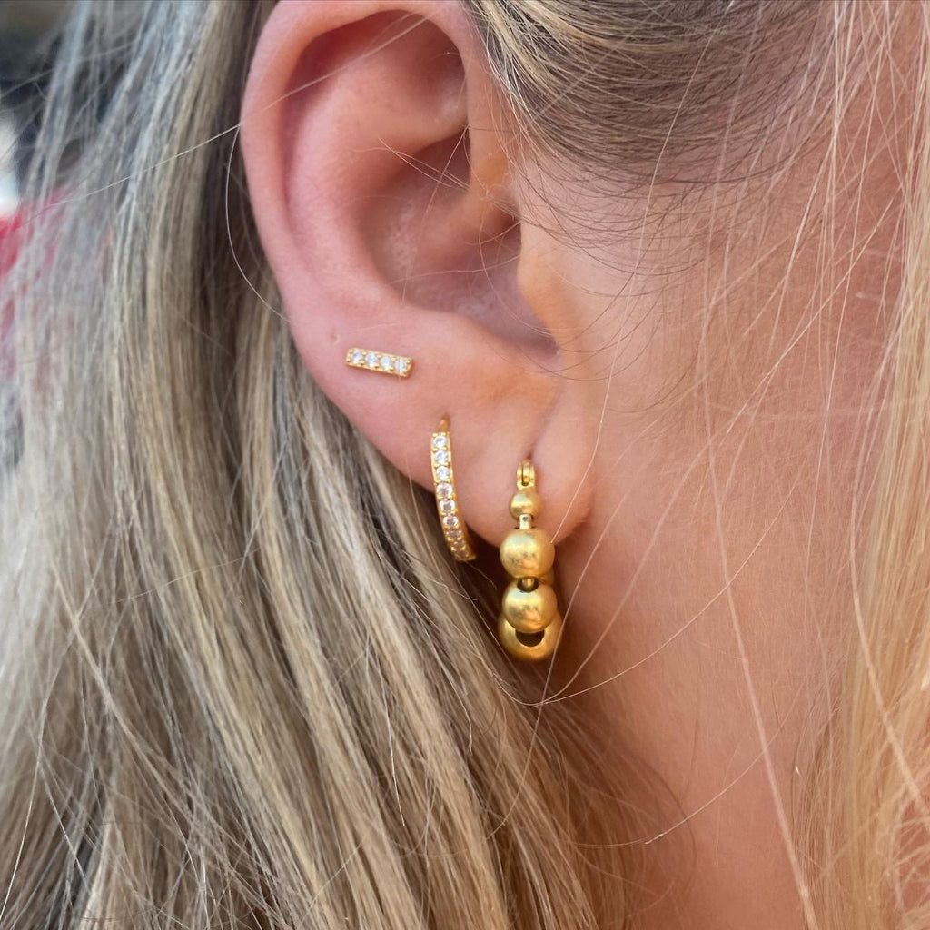 Diamond Conch Hoop