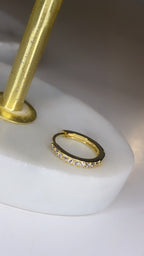 Diamond Conch Hoop