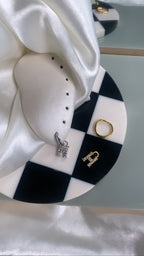 Initial Charm Huggie