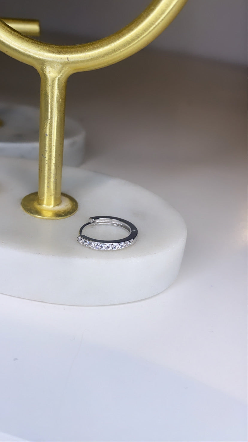 Diamond Conch Hoop