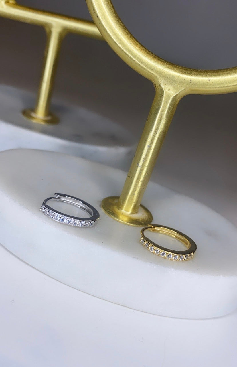 Diamond Conch Hoop